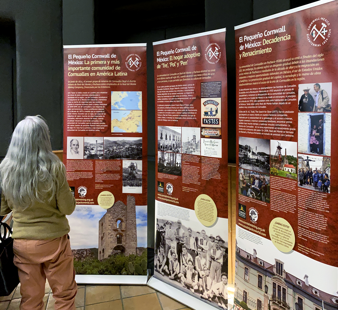 The celebratory information banners on display at the Paste Festival